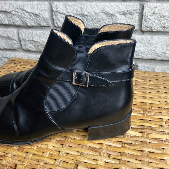 Ralph Lauren Leather Ankle Boot Bootie - Picture 4 of 11